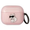 Karl Lagerfeld KLA3HNCHTCP Airpods 3cover różowy/pink Ikonik Choupette